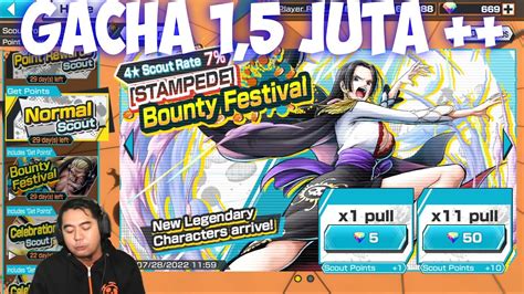 Gacha Sampai Bangkrut Demi Boa Hancock Stampede Bounty Festival 😭😭 One Piece Bounty Rush Youtube