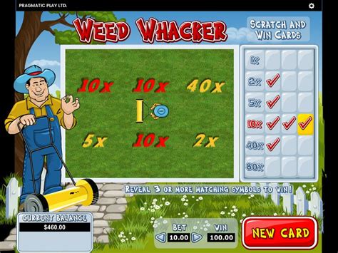 Online scratch games are an ideal way to take advantage of casino bonuses. Weed Whacker Instant-Win Scratch Card Game - Play for Free or for Real Money at the Best ...