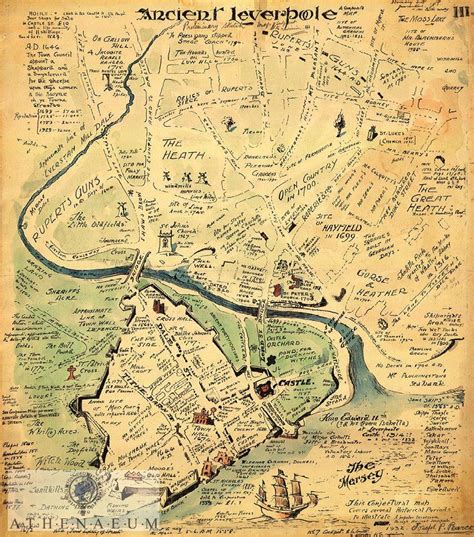 I'm happy to mark special locations for a personalized touch. Maps of Ancient Liverpool available now! - The Athenaeum Liverpool