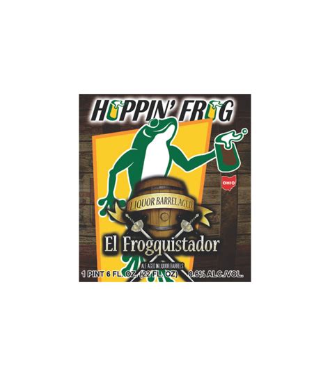 Hoppin Frog Liquor Barrel Aged El Frogquistador 65cl Beergium
