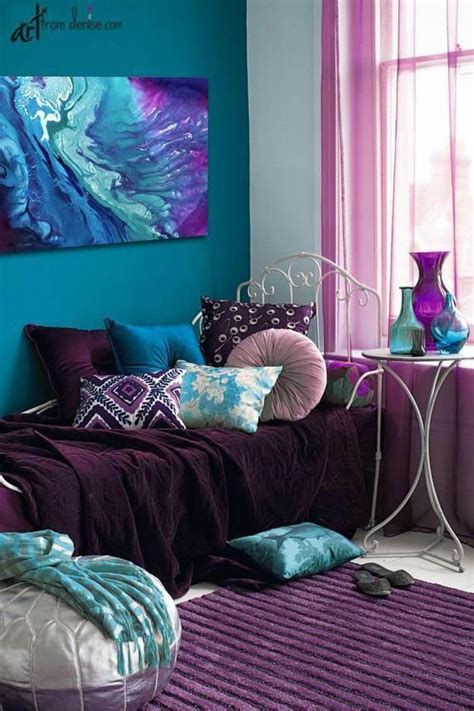 Purplebedroom Blue Bedroom Decor Purple Bedroom Decor Jewel Toned