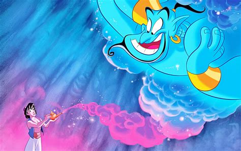 Walt Disney Book Images Aladdin And Genie From Aladdin 1992 Walt