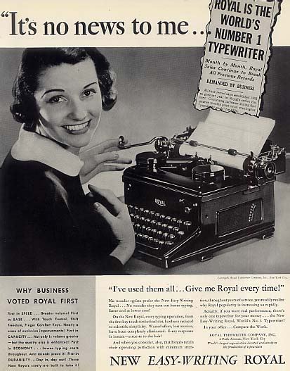 Oztypewriter Women And Typewriters Part Vii