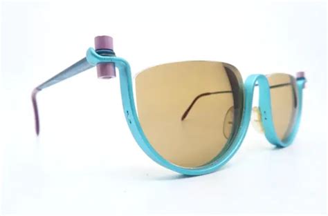 vintage 80s gail spence design eyeglasses frames alum mod two 6200 denmark 89 26 picclick
