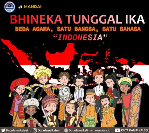 This alliance has 42 members. Poster Bhinneka Tunggal Ika - Duta Damai Kalimantan Selatan