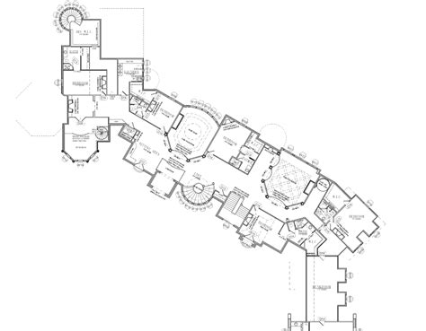Floor Plans To The 25000 Square Foot Utah Mega Mansion Homes Of The Rich