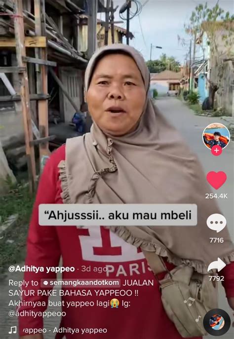 Viral Video Emak Emak Belanja Sayur Pakai Bahasa Korea Indonesia