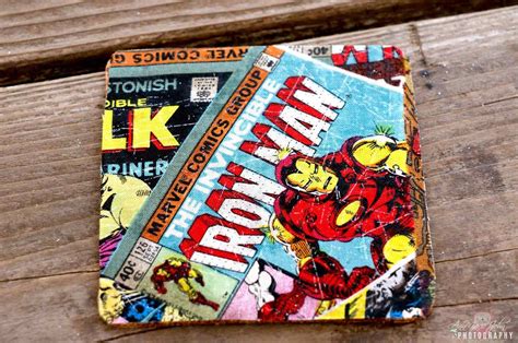 Diy Fathers Day Comic Book Coasters Annmarie John