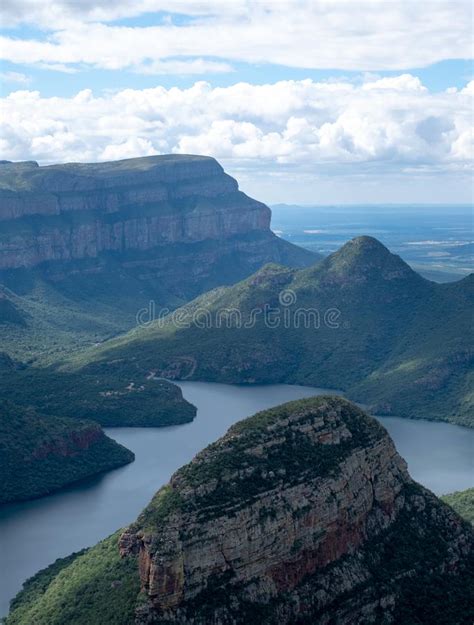 View Of The Blyde River Canyon The Panorama Route Mpumalanga South