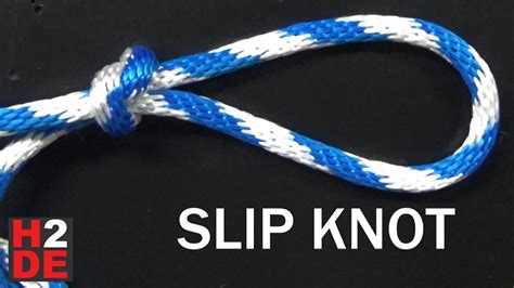 Tutorial How To Tie A Slip Knot How To Diy Knots Youtube