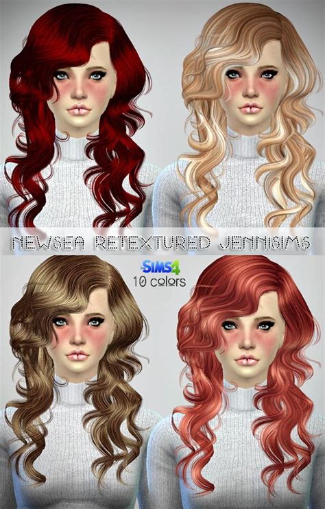 Jenni Sims Newsea S Night Bloom And Joice Hairstyles Retextured Sims