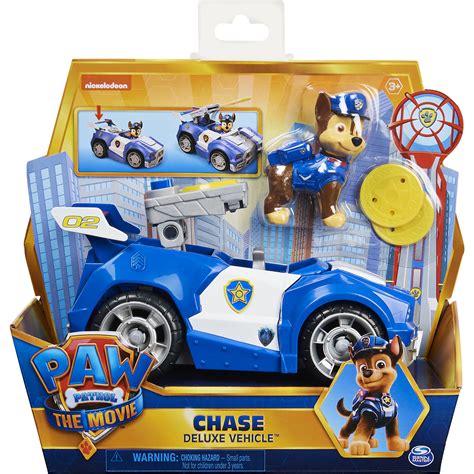 Buy Paw Patrol Chases Deluxe Movie Transforming Toy Car With
