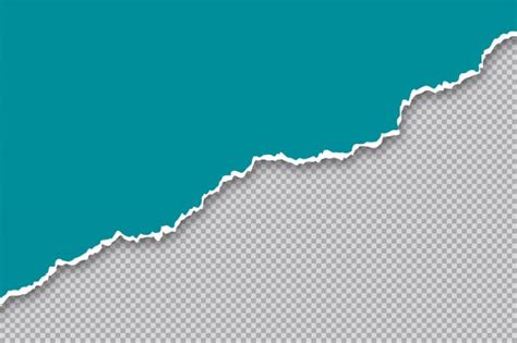 Free Vector | Torn ripped paper sheet edge transparent background