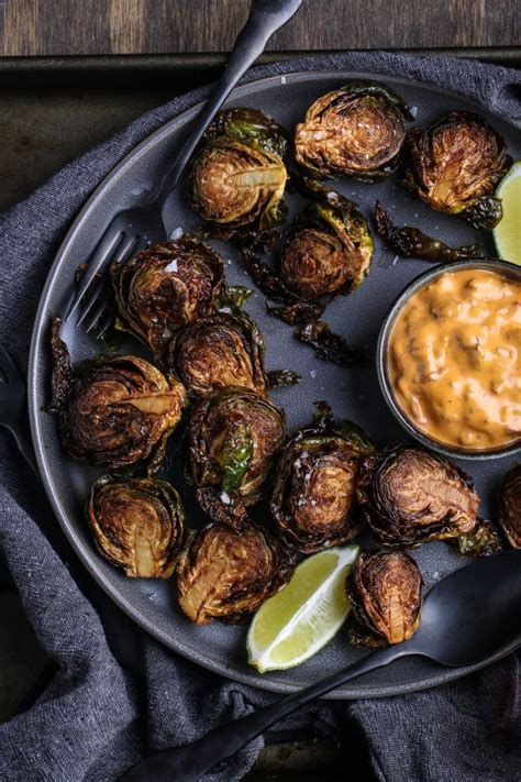 Fried brussels sprouts with shallots, honey, and balsamic vinegar recipe. Deep-fried Brussels Sprouts with Chipotle-Bacon Mayo ...
