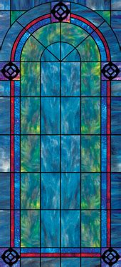 Without a stained glass window covering your windows will deteriorate over the years. Church Window Film: Stained glass window film plain designs.