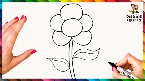 C Mo Dibujar Una Flor Bonita De Forma F Cil Y R Pida Youtube