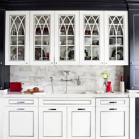 Add color to the fridge. Tips Choosing Best Kitchen Cabinet Doors | Backsplash, Kabinet, Travertine