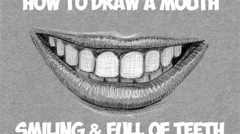 How To Draw Smiling Lips Easy Step By Step Howto Techno