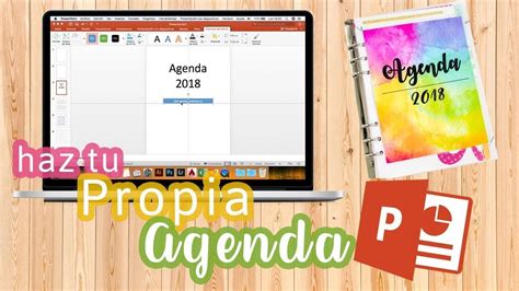 Como Hacer Tu Propia Agenda Descargable En Power Point Sayil Diy