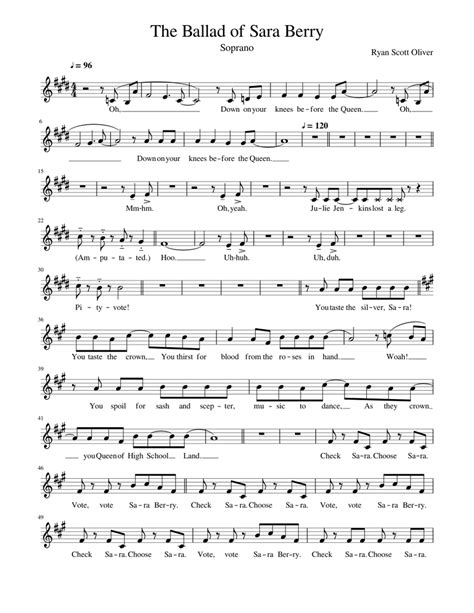 Soprano Sheet Music For Piano Solo