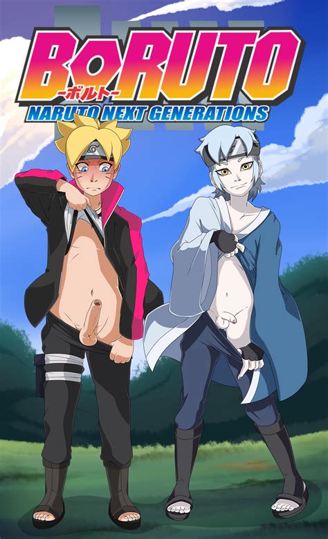 Rule 34 Blonde Hair Blue Eyes Blue Hair Blush Boruto Naruto Next Generations Clothing Enookie
