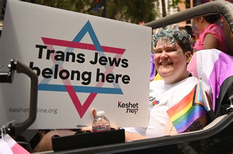 Photos Trans Jews Belong Here — Jews Show Their Sf Pride