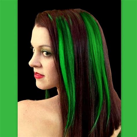Go Gorgeous Green Green Hair Hair Highlights Hair Color Highlights