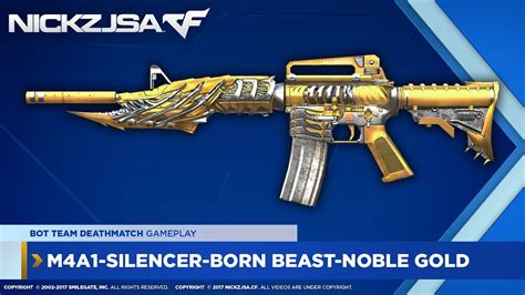 M4a1 S Born Beast Noble Gold Crossfire China 20 Youtube