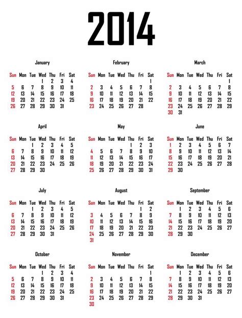 Printed Calendar 2014 Free Desktop Calendar 2014 For Laptops And Desktop