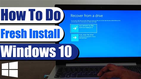 How To Install Windows 10 Windows 10 Fresh Install New Ssd Microsoft