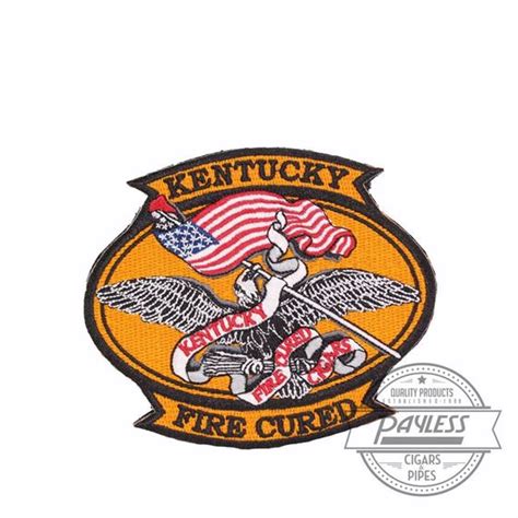 kentucky fire cured velcro patch