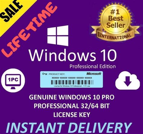 Windows 10 Product Key Pro Retail Lifetime Sunshine Techsoft