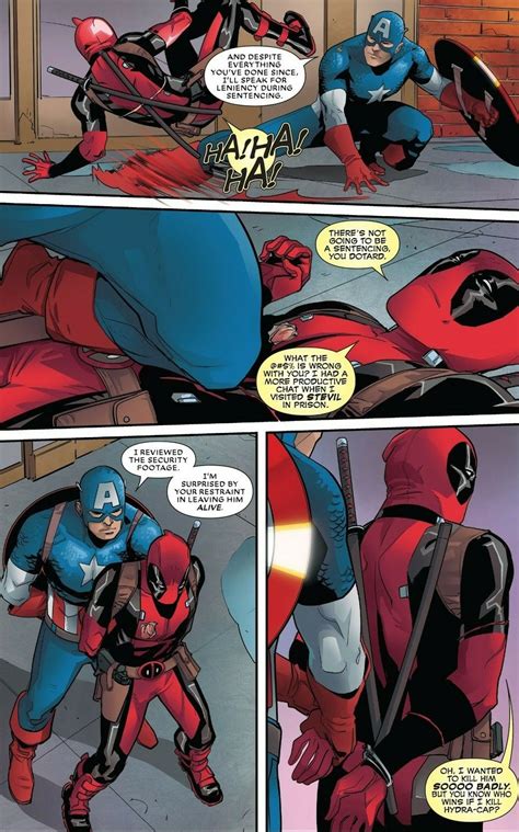 Captain America Vs Deadpool Despicable Deadpool296 Deadpool Comic