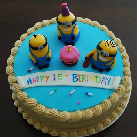 Despicable Me Birthday Cake Ideas Snacky French Despicable Me Cake