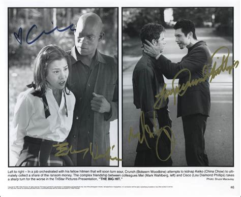 The Big Hit Movie Cast Autographed Signed Photograph Co Signed By Lou Diamond Phillips Mark