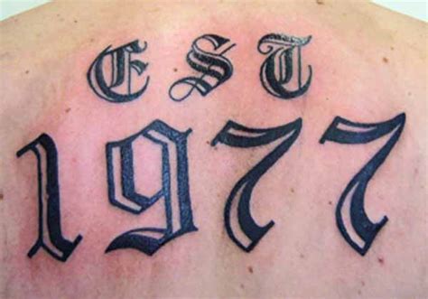 Numeros Tattoos Tattoos Number Numbers Designs Meaning Janerisebi
