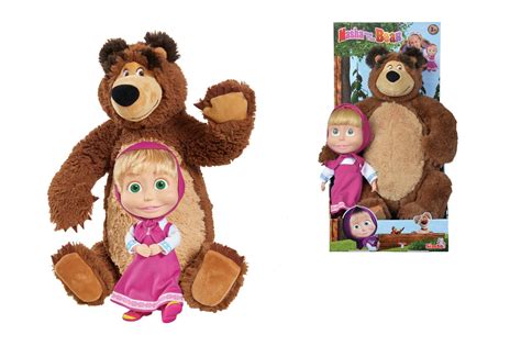 Masha And The Bear Big Bear And Big Doll Soft Toy Reviews Updated March 2023