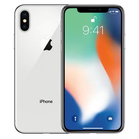 Refurbished Apple Iphone X 64gb Fully Unlocked Silver Scratch And Dent