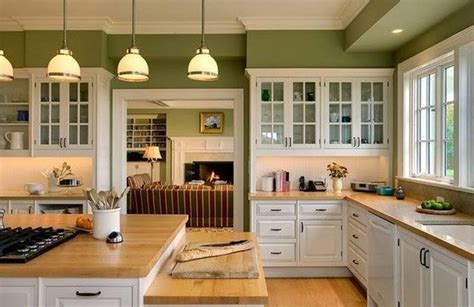 Olive Green Colour For The Kitchen Beautiful Kitchen Designs Kitchen