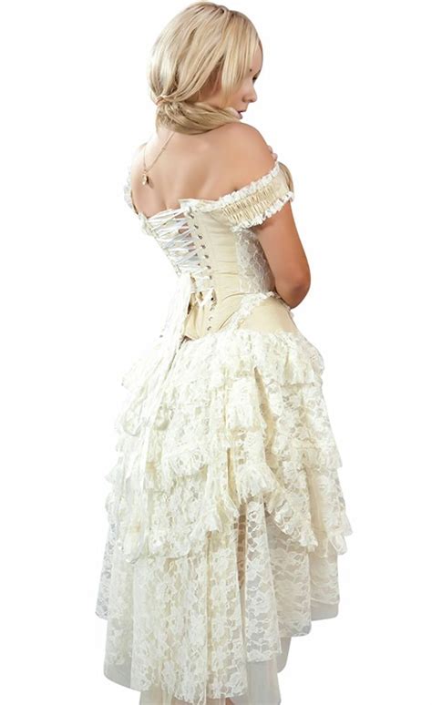 Ophelie Corset Dress Cosplay Steampunk Victorian Bridal By Burleska Ebay
