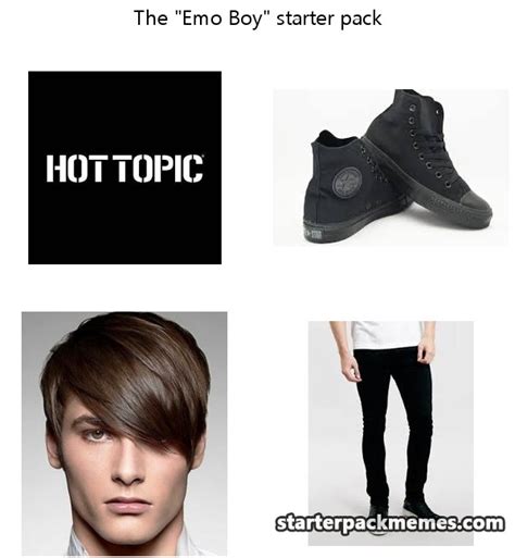 The Best Of Starter Pack Memes Emo Boy