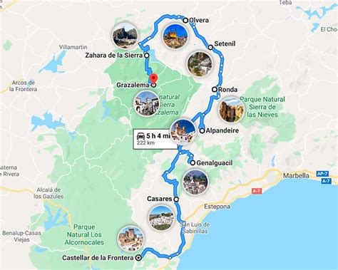 Ruta por los pueblos más bonitos de Andalucía en coche Diario de un Mentiroso