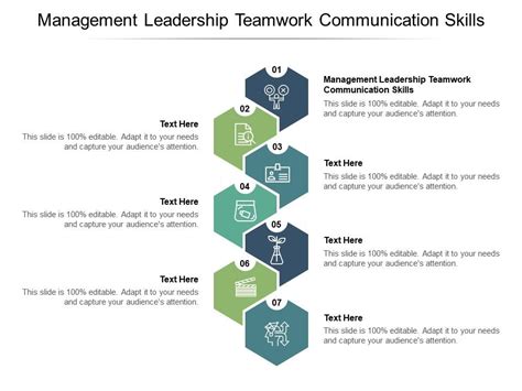 Management Leadership Teamwork Communication Skills Ppt Powerpoint