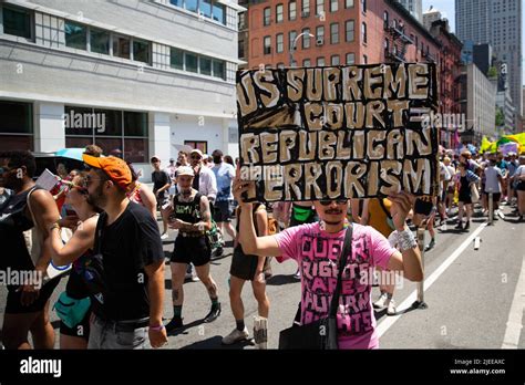 Thousands Of Demonstrators Marched From Foley Square To Washington