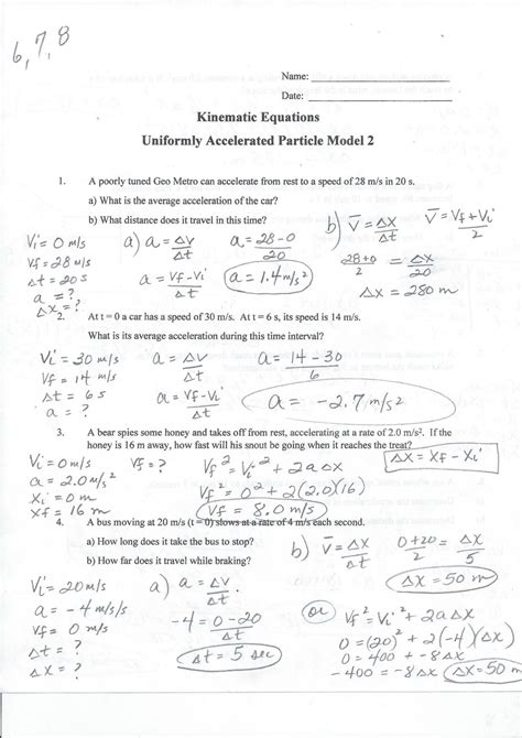 Https://tommynaija.com/worksheet/displacement Velocity And Acceleration Worksheet Answers