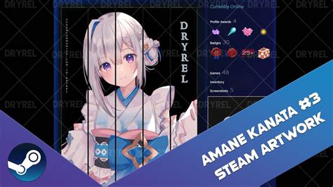 Amane Kanata 3 Animated Steam Workshop Speed Art Dryrel Youtube