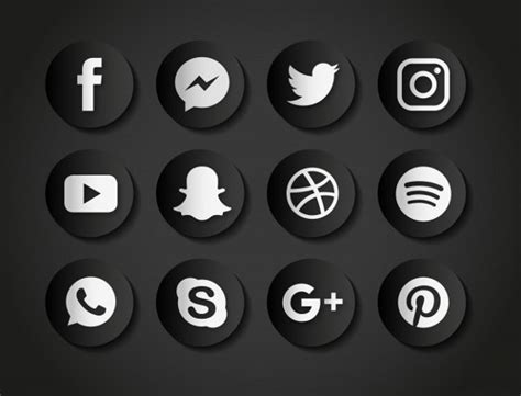 9 Social Media Icons Psd Vector Eps Format Free And Premium Templates