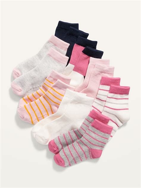 Unisex Crew Socks 8 Pack For Toddler And Baby Old Navy