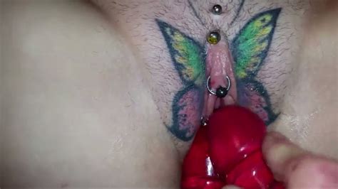 Lewd Slut With A Butterfly Tattoo On Her Pussy Just Loves Anal Sex Video