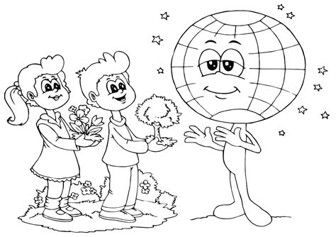 Ecology Coloring Pages to download and print for free
